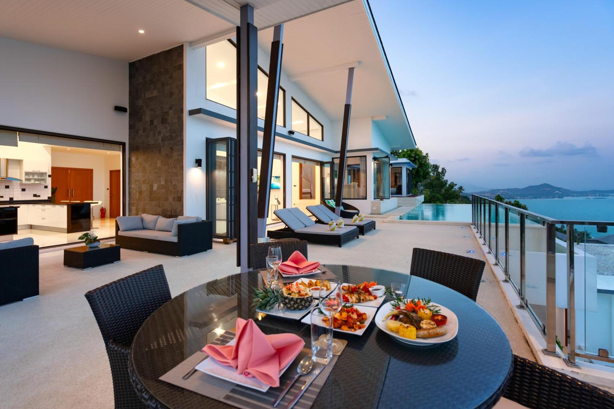 Karpe Diem Villa - Twin Infinity Pools Chaweng  Exteriér fotografie